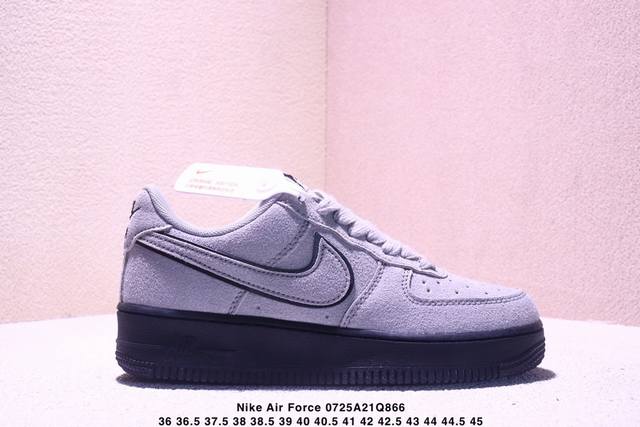 Nike Air Force 1 Low 军械灰 空军一号低帮运动休闲板鞋 原楦头原纸板 打造纯正空军版型#专注外贸渠道 全掌内置蜂窝气垫 #原盒配件 原厂中底