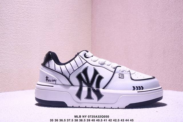 公司级Mlb Ny 印花网红老爹鞋 涂鸦恶作剧内增高6Cm 原厂原档案数据开发 进口纳米材质 原厂全套手提袋 原盒雷射防伪标包装官方货号: 3Asxca12N2