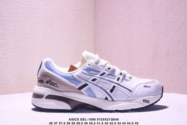 Asics亚瑟士情侣休闲鞋Gel-1090男女老爹鞋运动鞋透气休闲鞋百搭舒适跑鞋复古时尚运动鞋，亚瑟士Asics Gel-1090是一款可休闲可运动的好鞋。它采