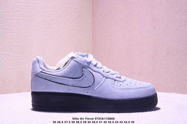 Nike Air Force 1 Low 军械灰 空军一号低帮运动休闲板鞋 原楦头原纸板 打造纯正空军版型#专注外贸渠道 全掌内置蜂窝气垫 #原盒配件 原厂中底