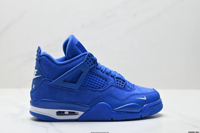 纯原Nike Air Jordan 4 Retro 耐克迈克尔 乔丹Aj4代中帮复古休闲运动文化篮球鞋原厂材料Tpu超Q弹网格材质 缜密拉帮及中底钢印细节 组合