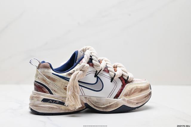 公司级Nike M2K ‘Diy’定制 Tekno耐克复古潮流百搭休闲运动旅游老爹鞋原楦原档案开发独立一次发泡轻量高回弹私模货号:415445-102尺码:36