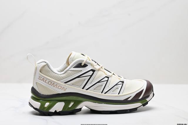 公司级Salomon Xa Pro Xt-6 Gtx萨洛蒙户外越野跑鞋 鞋面采用Sensifit贴合技术 全方位贴合包裹脚型 鞋跟部鞋底牵引设计 提供强大的抓地