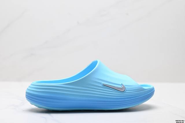 公司级Nike Reactx Rejuven8 Slide耐克 简约舒适 洞洞鞋由兼具轻便性和耐用性的Eva泡沫打造拖鞋的外观十分吸引人 融合了舒适与时尚的元素