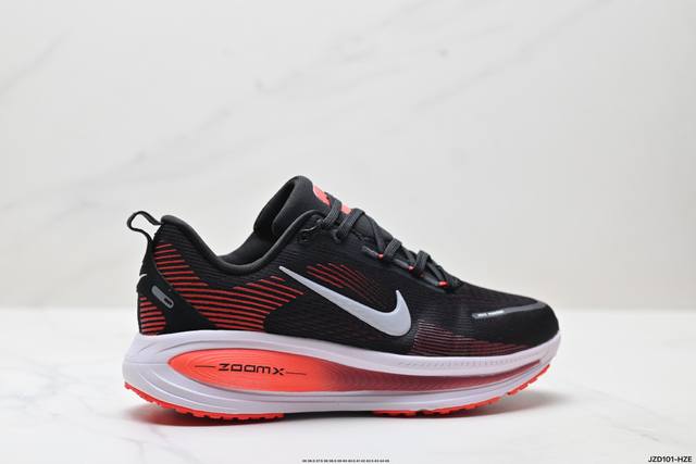 真标Nike Vomero 18 耐克 舒适减震防滑 低帮跑步鞋全掌Reactx泡绵中底 前掌和后跟还配备了Air Zoom气垫单元 据说跑起来更快更舒适哦 这