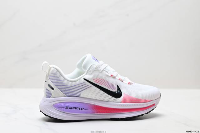 真标Nike Vomero 18 耐克 舒适减震防滑 低帮跑步鞋全掌Reactx泡绵中底 前掌和后跟还配备了Air Zoom气垫单元 据说跑起来更快更舒适哦 这
