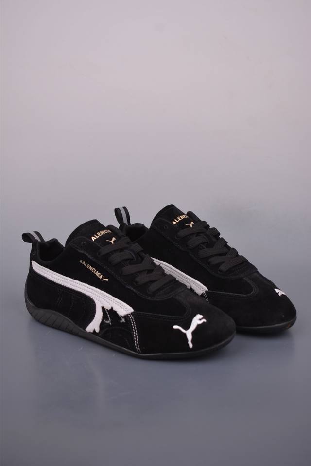 巴黎联名The Open Product X Puma Speedcat 极速赛车系列彪马低帮生活休闲鞋原装档案原数据纸版楦型 采用原厂固色翻毛皮鞋面材质 二次