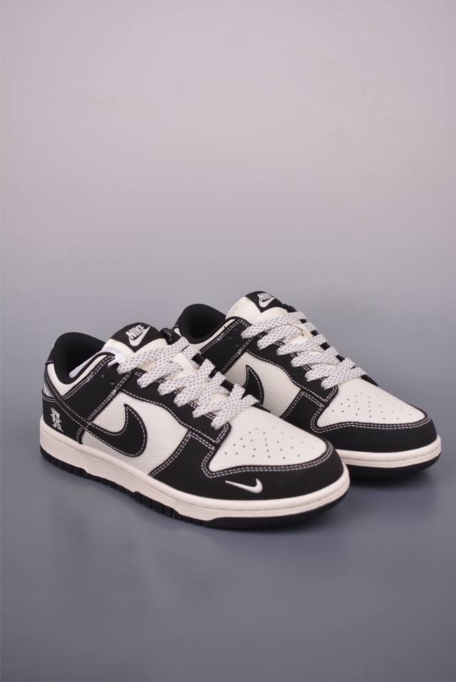 Nike Sb Dunk Low 黑白纯原大厂出品 极力推荐 原装头层材料 独家版型蒸餾加工帶來的是更好的视觉和脚感体验大厂纯原品质出货 清洁度 电绣工艺 皮料