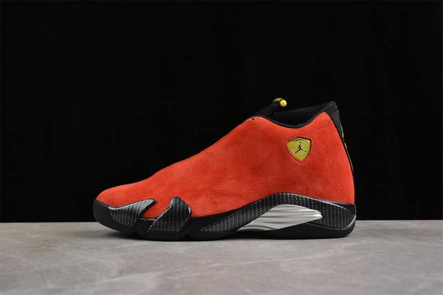 纯原 Air Jordan 14 Ferrari 法拉利 Aj14乔14 男子文化篮球鞋 If5015-600 圈内知名口碑大厂出品 原楦原纸板 原厂材料打造