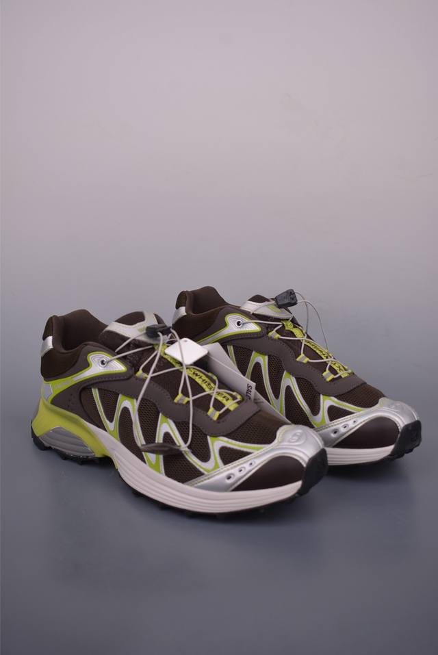 法国户外品牌-萨洛蒙 Salomon Xt-Whisper Wh101 探索者系列 纯原版本 潮流越野机能户外休闲运动跑步鞋采用透气网布与防护皮革组合鞋面材质