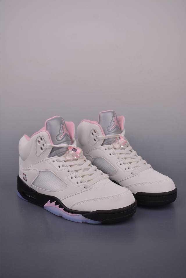 Jordan Air Jordan 5 “Medium Soft Pink”复刻白粉黑 纯原大厂出品 Air Jordan Aj5 Retro 原楦原纸板 原厂
