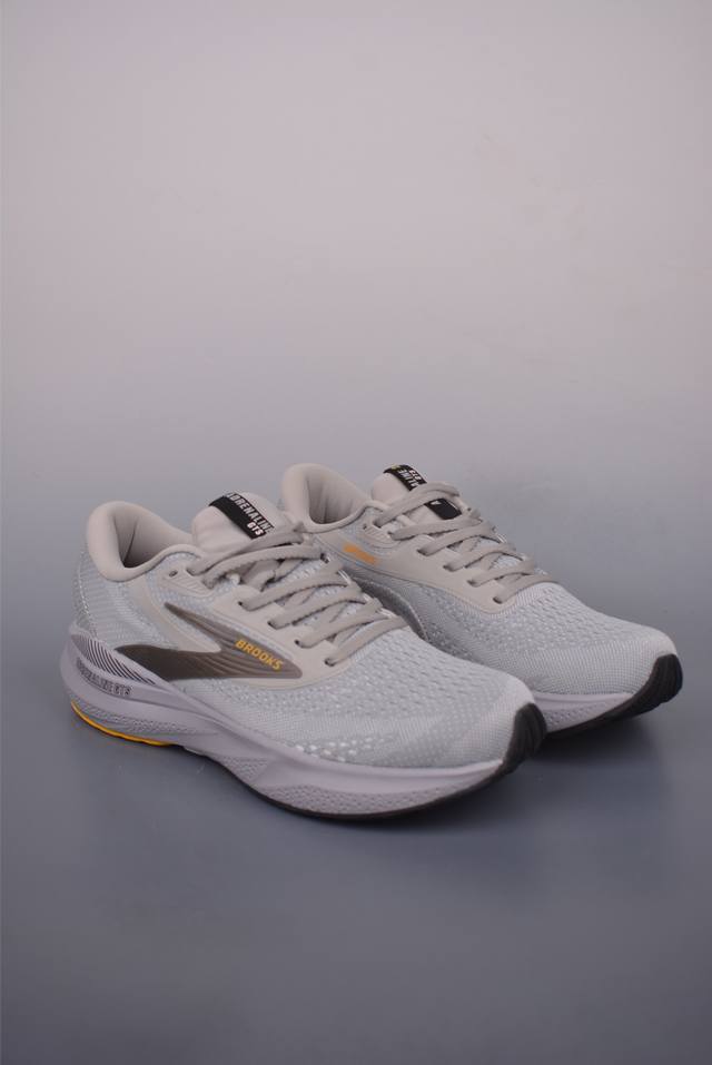 Brooks 布鲁克斯 Adrenaline Gts 24超弹轻盈跑步鞋 实拍首发 低帮透气缓震支撑休闲运动慢跑鞋采用改进工程空气网眼组合热熔工艺鞋面材质搭载D