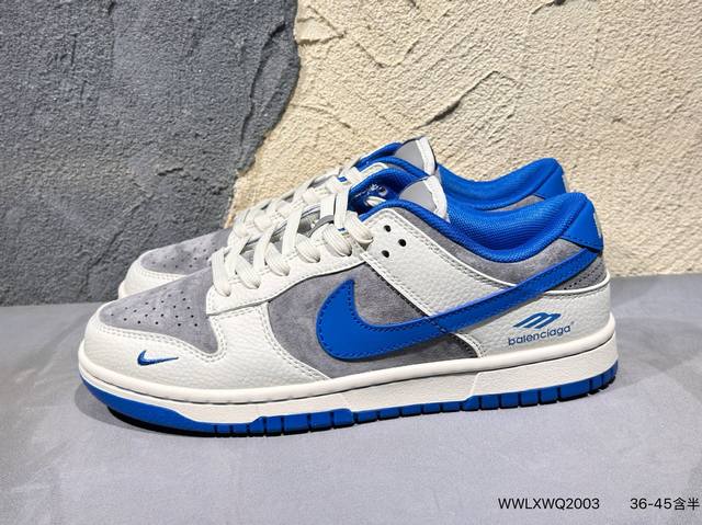 新品上市实拍 高端定制Nike Sb Dunk Low “北面Superme联名---米白深蓝钩”高端定制 低帮休闲板鞋 定制鞋盒 大厂纯原品质出货 超高清洁度