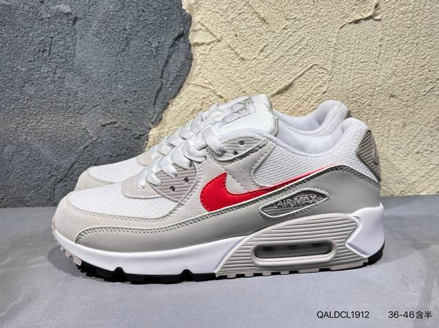 Nike Air Max 90 初代复古气垫百搭休闲运动慢跑鞋复古小气垫史上第一双可视气垫跑鞋 凭借着 Air Max 气垫带来的舒适脚感和鞋面面料上的不断精进