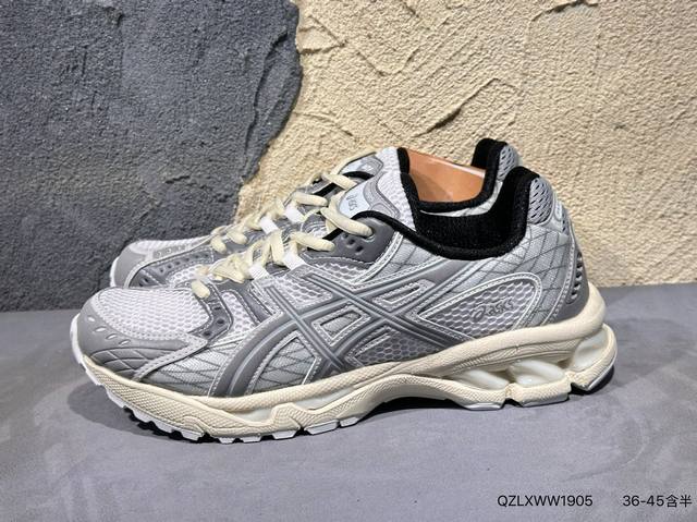 新品上市实拍 Asics Gel-Kayano 14 公司级版本亚瑟士运动休闲透气专业跑鞋 采用工程弹性双层再生针织密度鞋面材质后跟3D可视Gel缓震乳胶物料升
