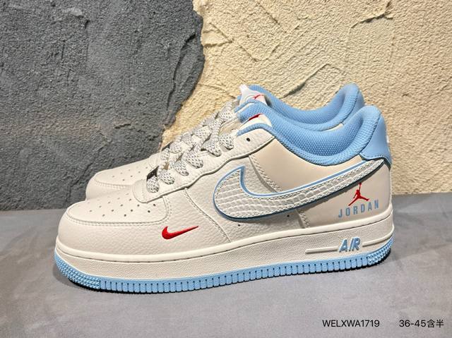 Nike Air Force 1 '07 Low “古驰联名 经典灰花纹”空军一号 低帮 运动鞋 休闲鞋 折边针车 工艺难度大 原楦头原纸板 原装鞋盒 定制五金