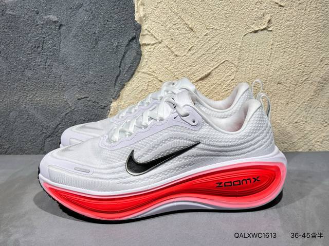 新品上市实拍 耐克Nike Vomero Plus 舒适减震防滑低帮跑步鞋 Hv8 001全掌Reactx泡绵中底 前掌和后跟还配备了Air Zoom气垫单元