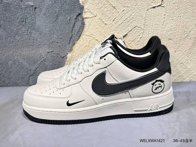 新品上市实拍 Nike Air Force 1‘07 Lv8原楦头原纸板 打造纯正低帮空军版型专注外贸渠道 全掌内置蜂窝气垫 原盒配件 原厂中底钢印、拉帮完美货