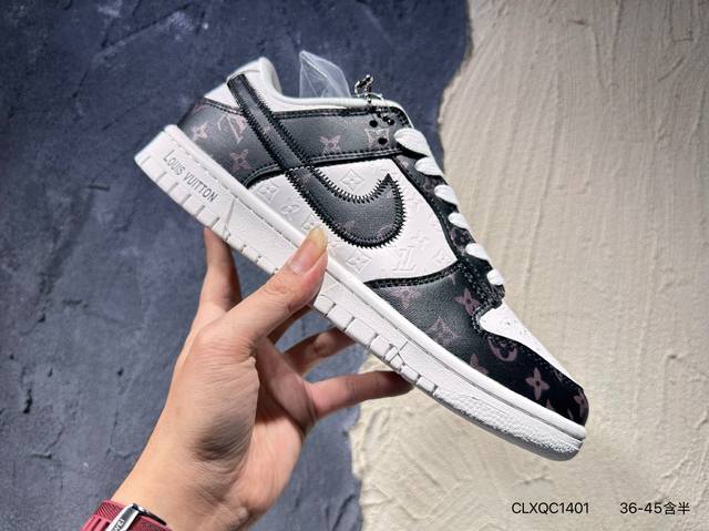 新品上市# Mlb X Nike Dunk Low 绿牛仔此款主张打破传统的工业化流水线设计限制，以Made By Ideas的超级创意为理念，集结众多潮流设计