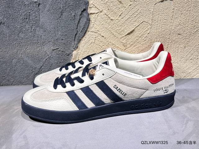 Adidas Samba Og桑巴德迅板鞋立体Samba烫金Logo 区别市场一切版本针车走线 冲孔均为最高标准打造 后跟港宝材料定型 反口弧度完美 Sc920