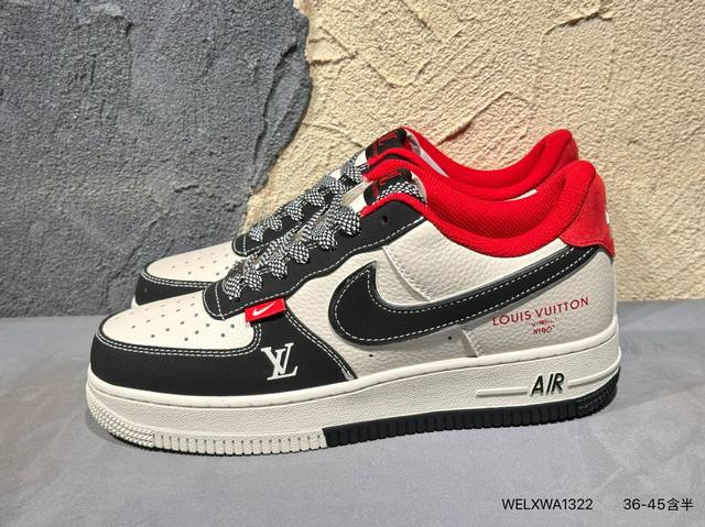 Nike Air Force 1 '07 Low “古驰联名 经典灰花纹”空军一号 低帮 运动鞋 休闲鞋 折边针车 工艺难度大 原楦头原纸板 原装鞋盒 定制五金