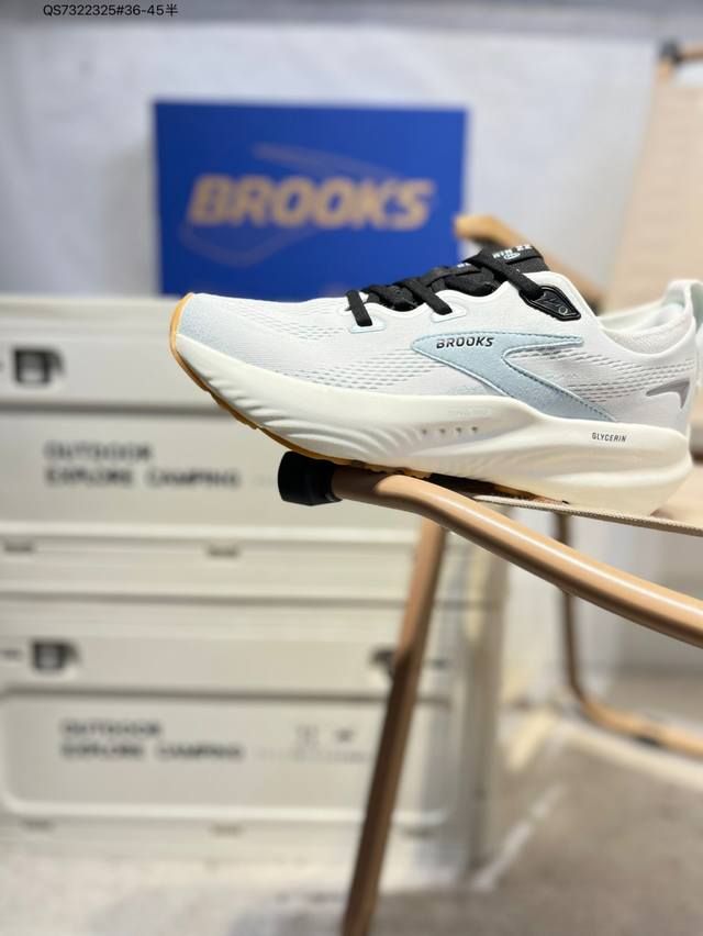 Brooks布鲁克斯Glycerin甘油22跑鞋男子缓震马拉松氮气慢跑鞋110445 Qs7322325#36-45半