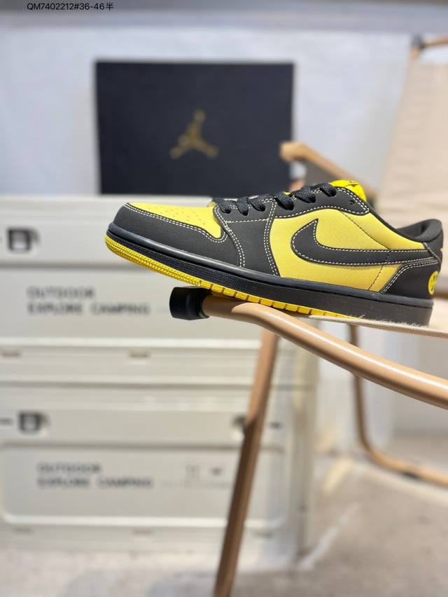 乔丹Air Jordan 1 Low Aj1低帮系列篮球鞋 官方同步配色 原装级产物 #拒绝公底 立体鞋型 细节完美 高清洁度Ib8836 Qm7402212#