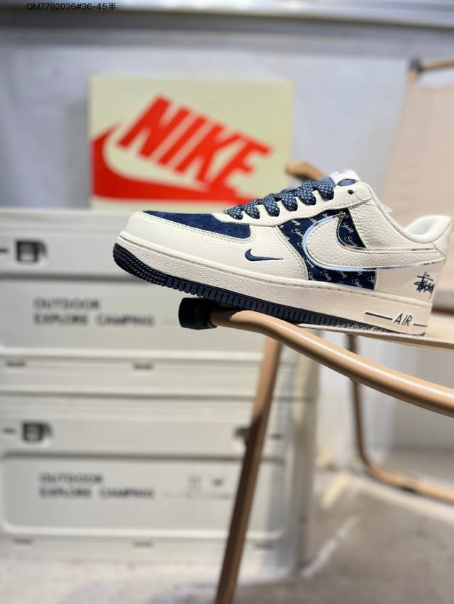工厂P清仓特价公司级头层皮 Nk Air Force 7 Low 空军一号低帮休闲板鞋 #定制皮料 原楦原纸板 纯正空军版型 高清洁度 内置全掌气垫Xz6188