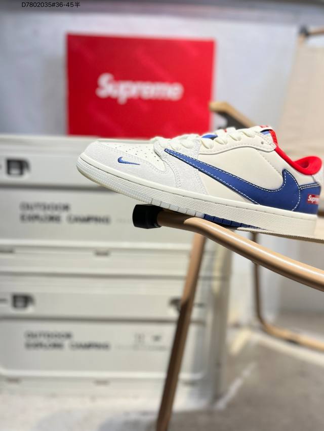 淡季工厂P清仓特价 公司级头层皮乔丹Air Jordan 1 Low Aj1低帮系列篮球鞋 官方同步配色 原装级产物 #拒绝公底 立体鞋型 细节完美 高清洁度C