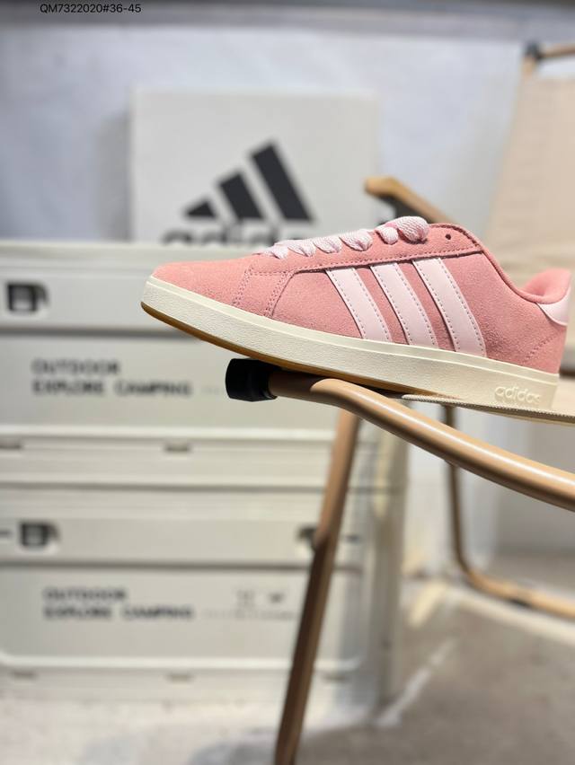 阿迪达斯 Adidaslego 阿迪达 Adidas Neo Grand Court懒蛋蛋联名款小白鞋 女款休闲低帮运动板鞋运动休闲鞋，一款经典而简洁的运动鞋。