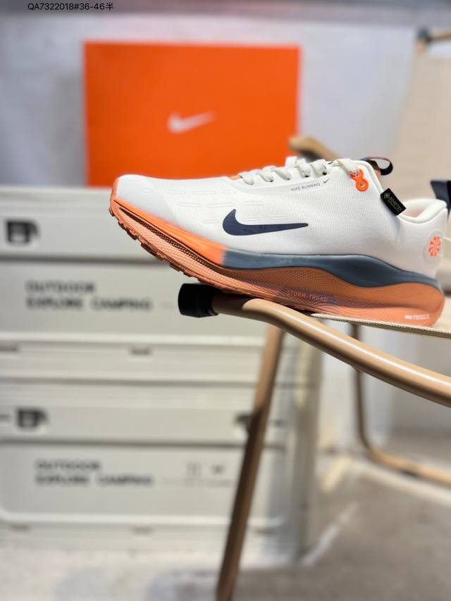 Nike Zoom React Infinity Rn 4 Gtx耐克 马拉松机能风格运动鞋 实拍首发鞋款搭载柔软泡绵 在运动中为你塑就缓震脚感 设计灵感源自日