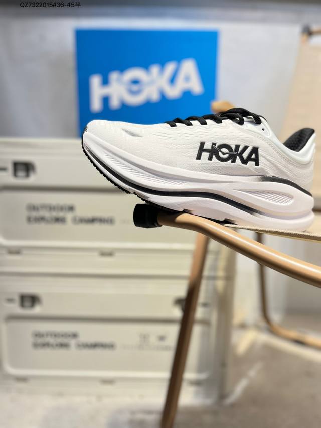Hoka One One Bondi 9 Wide 邦迪九代舒适防滑耐磨低帮休闲跑步鞋 相比常规跑鞋 Hoka One One特别研发使用性能独特的几何形跑鞋中