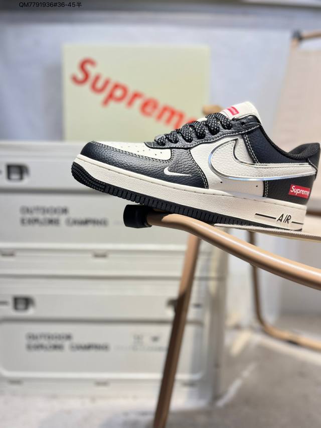 工厂P清仓特价公司级头层皮 Nk Air Force 7 Low 空军一号低帮休闲板鞋 #定制皮料 原楦原纸板 纯正空军版型 高清洁度 内置全掌气垫Xz6188