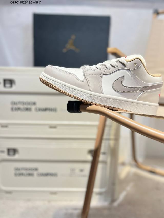 公司级头层皮乔丹Air Jordan 1 Low Aj1低帮系列篮球鞋 官方同步配色 原装级产物 #拒绝公底 立体鞋型 细节完美 高清洁度553558 Qz70
