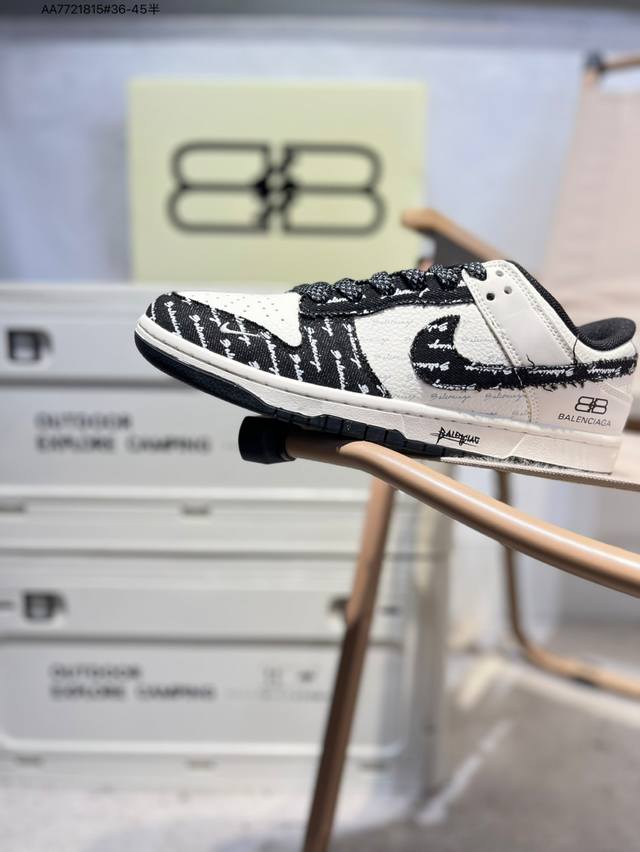 Nike Sb Dunk Low 大厂出品 极力推荐 新配色原装头层材料 独家版型蒸餾加工帶來的是更好的视觉和脚感体验大厂纯原品质出货 清洁度 电绣工艺 皮料切