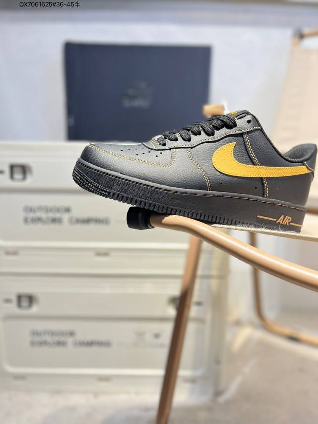 Nk Air Force 1'07 Low 空军一号低帮休闲板鞋 #定制皮料 原楦原纸板 纯正空军版型 高清洁度 内置全掌气垫Hq2037 Qx7061625#