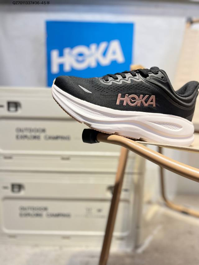新晋减震王，踩屎感最强美国新兴跑鞋品牌Hoka One One Clifton 9 Low 克利夫顿9代系列低帮厚底网织轻量休闲运动慢跑鞋 1162012 Qz