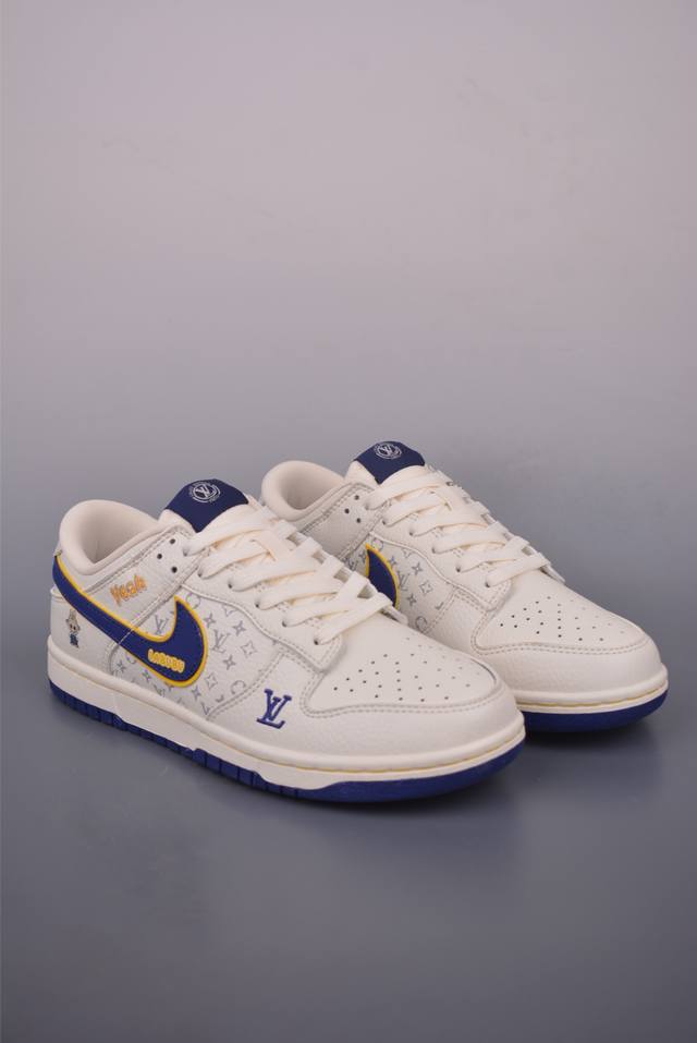 Nike Sb Dunk Low Lv联名纯原大厂出品 极力推荐 原装头层材料 独家版型蒸餾加工帶來的是更好的视觉和脚感体验大厂纯原品质出货 清洁度 电绣工艺