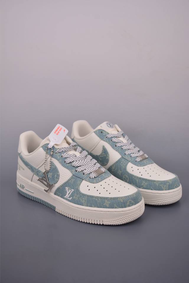 Nike Air Force 1 Low Lv联名原楦头原纸板 打造纯正空军版型专注外贸渠道 全掌内置蜂窝气垫 原盒配件 原厂中底钢印、拉帮完美 官方货号: S