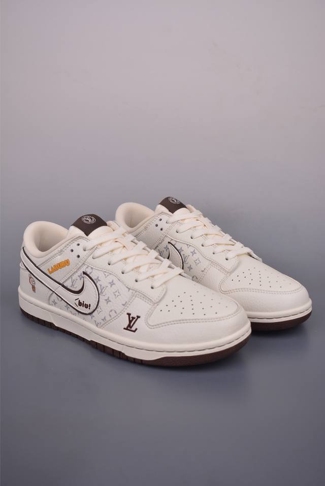 Nike Sb Dunk Low Lv联名纯原大厂出品 极力推荐 原装头层材料 独家版型蒸餾加工帶來的是更好的视觉和脚感体验大厂纯原品质出货 清洁度 电绣工艺