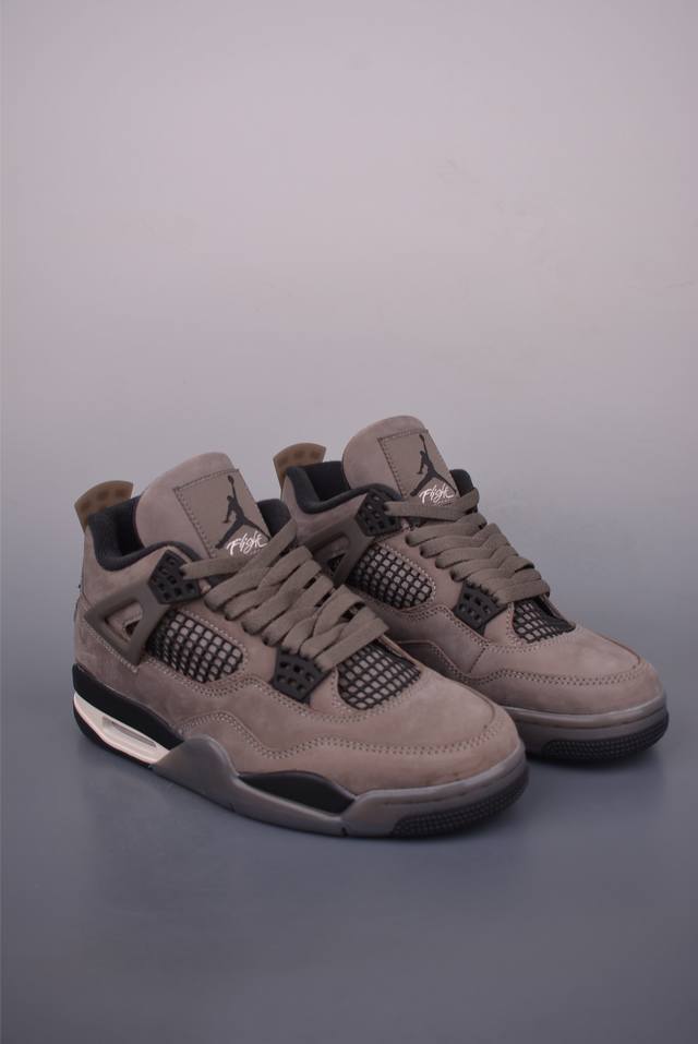 Air Jordan 4 Retro 乔丹四代“Cave Stone” 复刻黑棕 纯原大厂出品 Air Jordan Aj4 Retro 原楦原纸板 原厂材料开