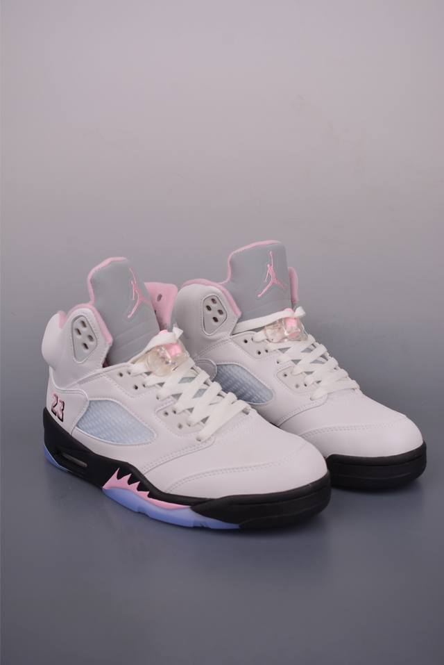 Jordan Air Jordan 5 “Medium Soft Pink”复刻白粉黑 纯原大厂出品Air Jordan Aj5 Retro 原楦原纸板 原厂材