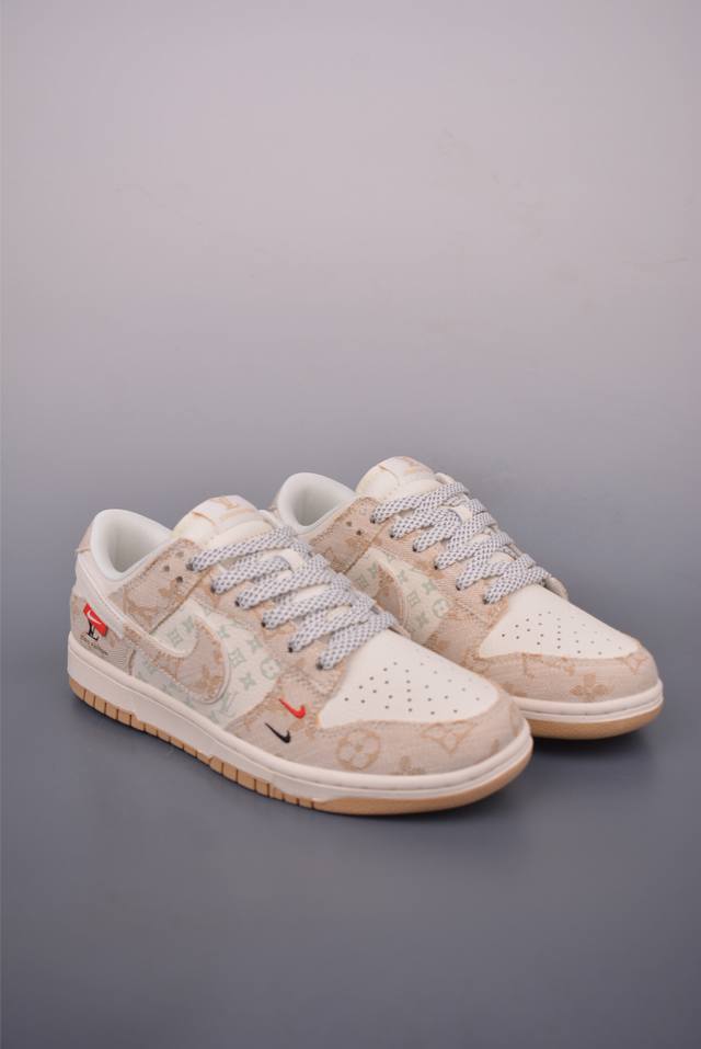 Nike Sb Dunk Low Lv联名纯原大厂出品 极力推荐 原装头层材料 独家版型蒸餾加工帶來的是更好的视觉和脚感体验大厂纯原品质出货 清洁度 电绣工艺