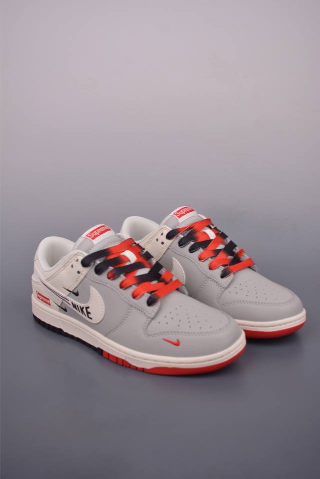 Nike Sb Dunk Low Supreme联名纯原大厂出品 极力推荐 原装头层材料 独家版型蒸餾加工帶來的是更好的视觉和脚感体验大厂纯原品质出货 清洁度