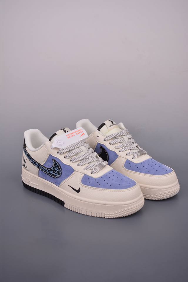 Nike Air Force 1 Low Lv联名原楦头原纸板 打造纯正空军版型专注外贸渠道 全掌内置蜂窝气垫 原盒配件 原厂中底钢印、拉帮完美 官方货号: H