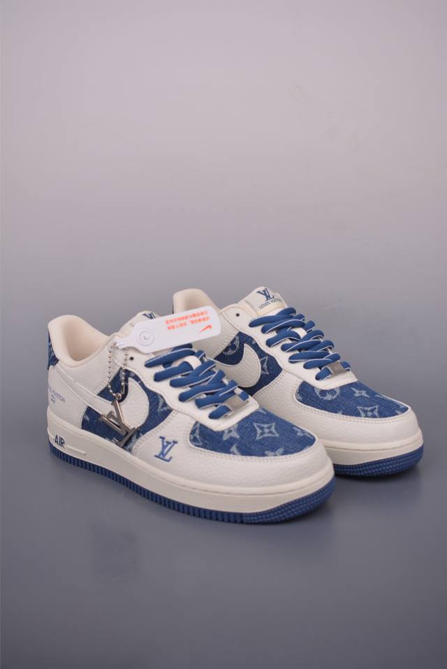 Nike Air Force 1 Low Lv联名原楦头原纸板 打造纯正空军版型专注外贸渠道 全掌内置蜂窝气垫 原盒配件 原厂中底钢印、拉帮完美 官方货号: S