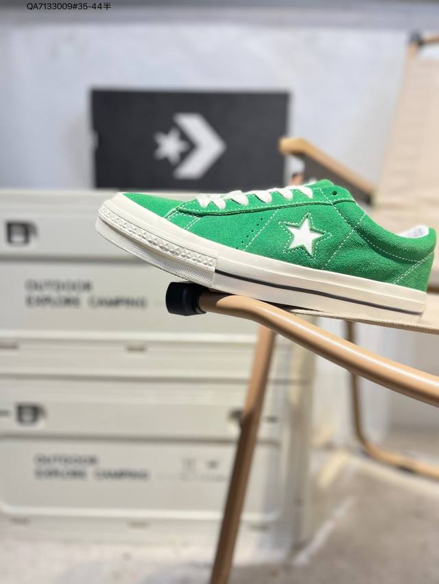 Madness匡威余文乐联名黑武士木村Converse 匡威余文乐同款Madness联名One Star木村五角星黑武士麂皮反绒皮板鞋复古休闲鞋A 98C Qa