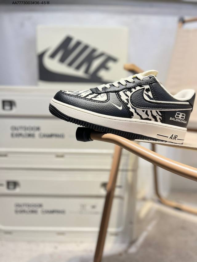 Nk Air Force 1'07 Low 空军一号低帮休闲板鞋 #定制皮料 原楦原纸板 纯正空军版型 高清洁度 内置全掌气垫Hj3318 Aa7773003#