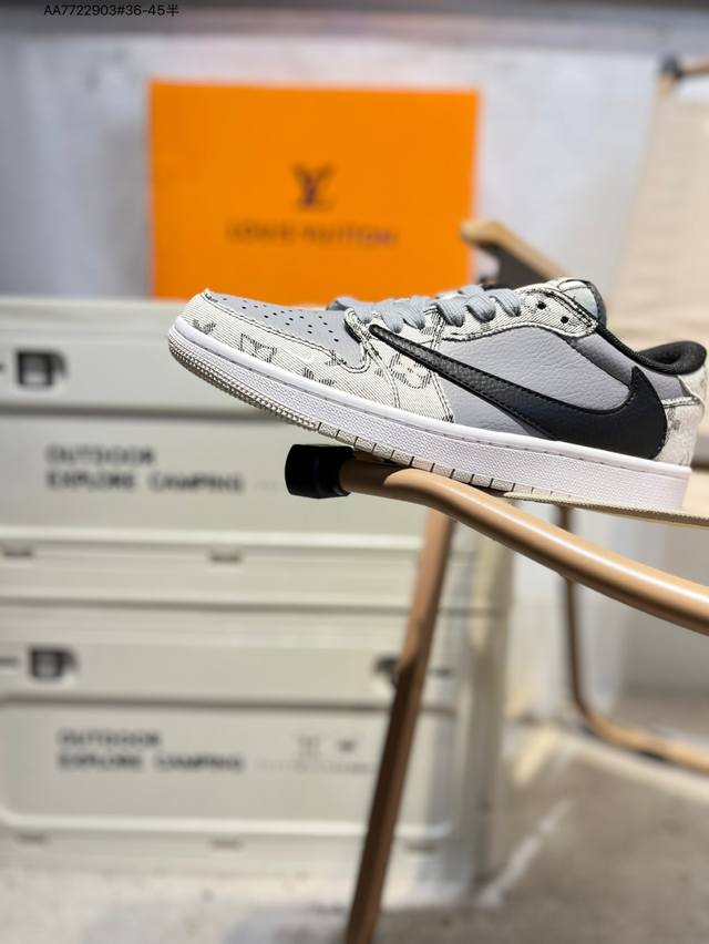 公司级头层皮乔丹Air Jordan 1 Low Aj1低帮系列篮球鞋 官方同步配色 原装级产物 #拒绝公底 立体鞋型 细节完美 高清洁度Xd0798 Aa77