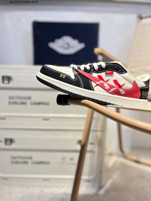 乔丹Air Jordan 1 Low Aj1低帮系列篮球鞋 官方同步配色 原装级产物 #拒绝公底 立体鞋型 细节完美 高清洁度Xs2025 Qz7012727#